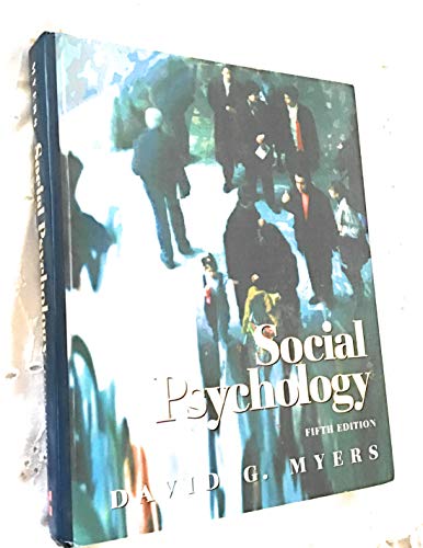 Stock image for Social Psychology for sale by SecondSale