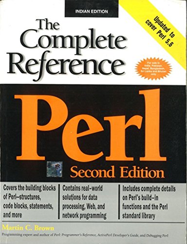 9780070444805: Perl - The Complete Reference (01) by Brown, Martin [Paperback (2001)]
