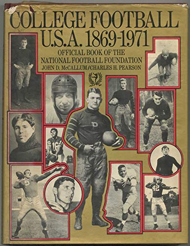 Stock image for College Football U. S. A. 1869-1973 for sale by Curious Book Shop
