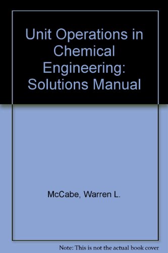 Stock image for Unit Operations in Chemical Engineering for sale by HPB-Red