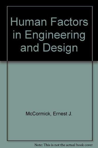 9780070448865: Human Factors in Engineering and Design