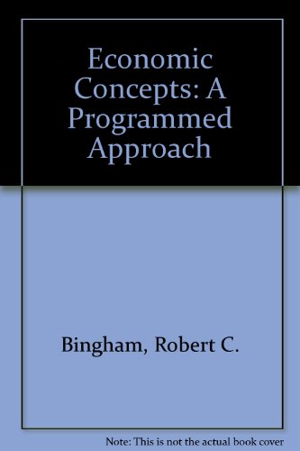 9780070449633: Economic Concepts: A Programmed Approach