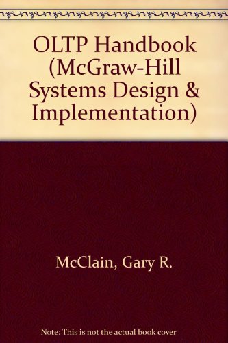 Imagen de archivo de Oltp Handbook (McGraw-Hill Systems Design & Implementation) a la venta por HPB-Red