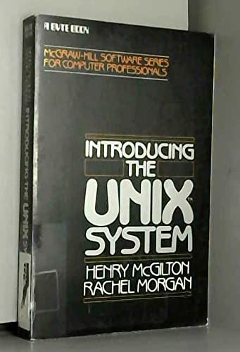 Beispielbild fr Introducing the UNIX System zum Verkauf von Better World Books