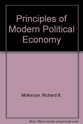 Beispielbild fr Modern Political Economy: An Introduction to Economics zum Verkauf von Wonder Book
