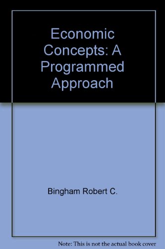 9780070455191: Economic Concepts: A Programmed Approach