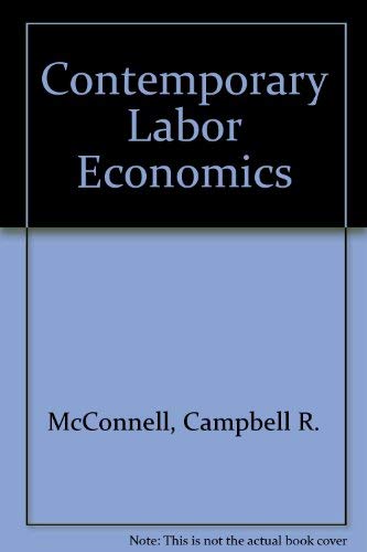 Stock image for Contemporary Labor Economics for sale by HPB-Red