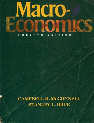 Macroeconomics (9780070456037) by Campbell-r-mcconnell-stanley-l-brue; Stanley L. Brue