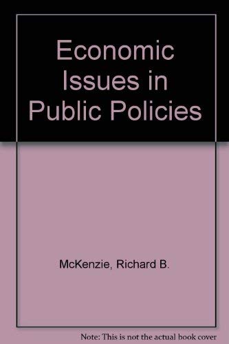 9780070456501: Economic Issues in Public Policies