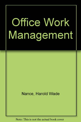 9780070458802: Office Work Management