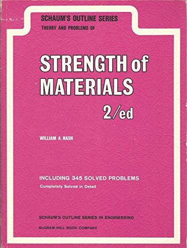 Beispielbild fr Schaum's Outline Series, Strength of Materials, 2nd ed zum Verkauf von BookDepart