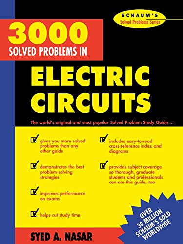Stock image for 3,000 Solved Problems in Electrical Circuits for sale by WorldofBooks