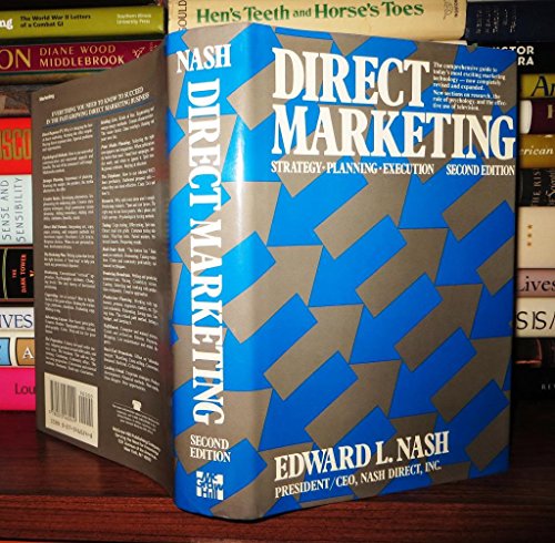 9780070460249: Direct marketing: Strategy, planning, execution