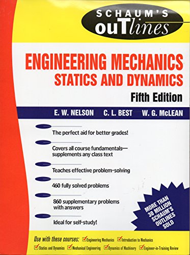 Imagen de archivo de Schaums Outline of Engineering Mechanics a la venta por Goodwill Books