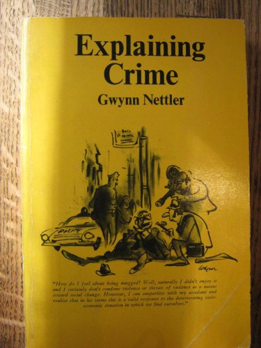 Imagen de archivo de Explaining Crime a la venta por Better World Books: West