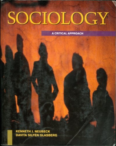 Stock image for Introduction to Sociology: A Critical Approach for sale by Cronus Books
