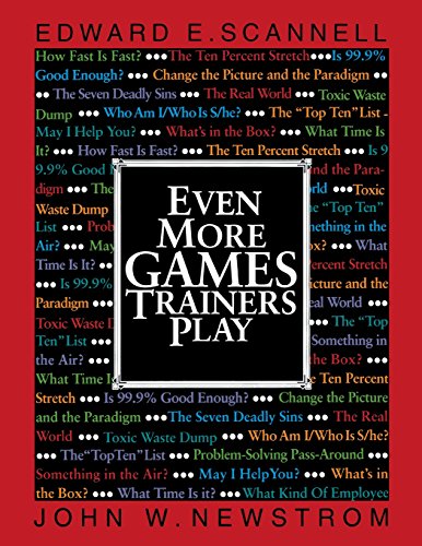 Even More Games Trainers Play (9780070464148) by Scannell, Edward E.