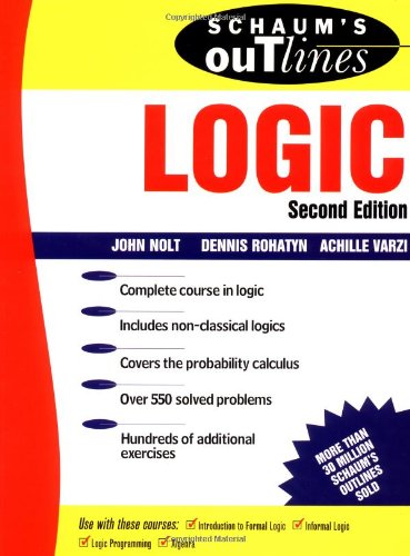 9780070466494: Schaum's Outline of Logic (Schaum's Outlines)