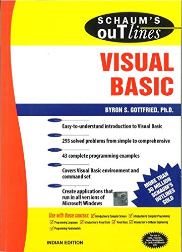 9780070474390: [Schaum's Outline of Visual Basic] [by: Byron S. Gottfried]