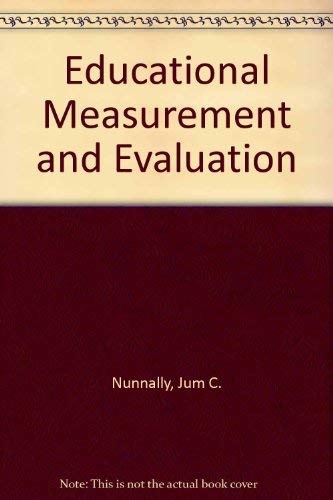 9780070475533: Educational Measurement and Evaluation