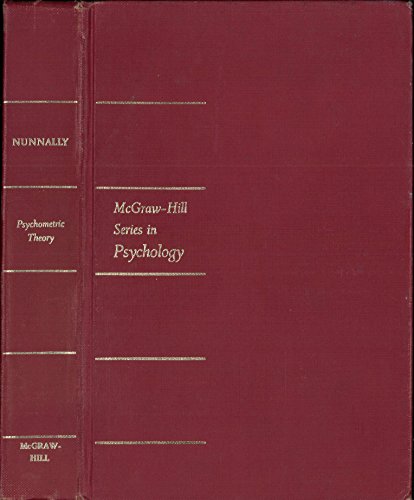 Beispielbild fr Psychometric Theory zum Verkauf von Solr Books
