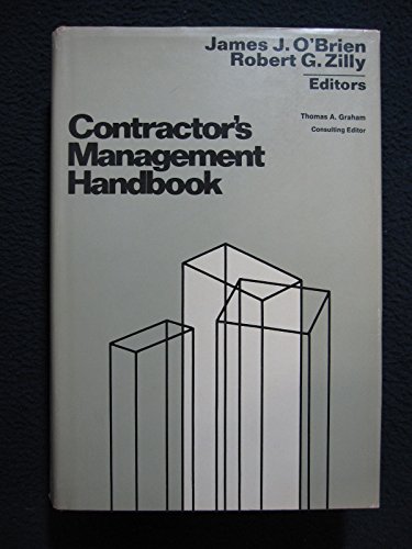 Imagen de archivo de Contractor's Management Handbook a la venta por ThriftBooks-Dallas