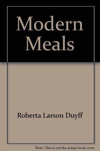 Stock image for Modern meals for sale by Hawking Books