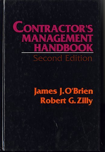 Stock image for Contractor's Management Handbook for sale by Better World Books: West