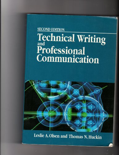 Beispielbild fr Technical Writing and Professional Communication zum Verkauf von Blue Vase Books