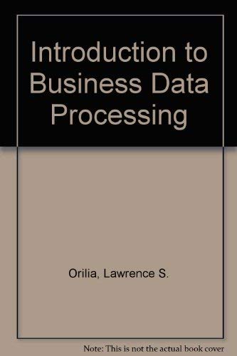 Stock image for Introduction to business data processing for sale by Wonder Book