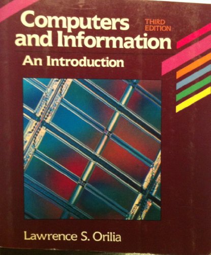 Stock image for Computers and Information: An Introduction for sale by Ammareal
