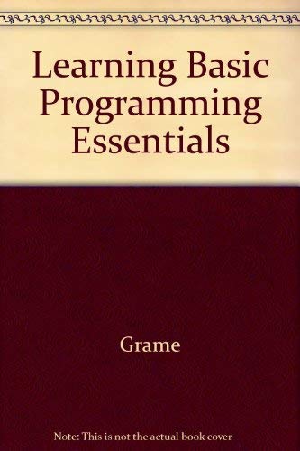 9780070479074: Learning Basic Programming Essentials