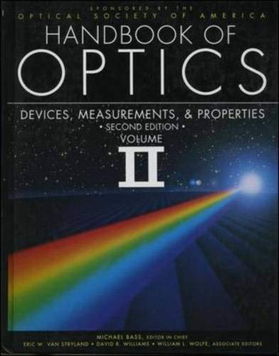 Imagen de archivo de Handbook of Optics, Vol. 2: Devices, Measurements, and Properties, Second Edition a la venta por HPB-Red