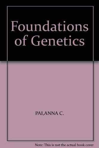 Stock image for Foundations of Genetics for sale by HPB-Red