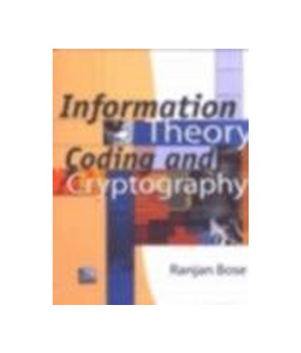 information theory coding and cryptography by ranjan bose