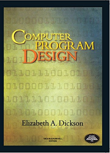 9780070483996: Computer Program Design