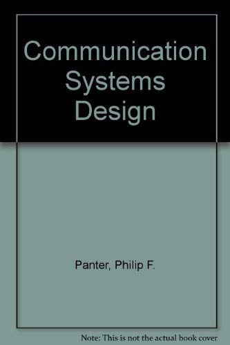 9780070484368: Communication Systems Design