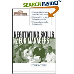 9780070486331: Negotiating Skills for Managers