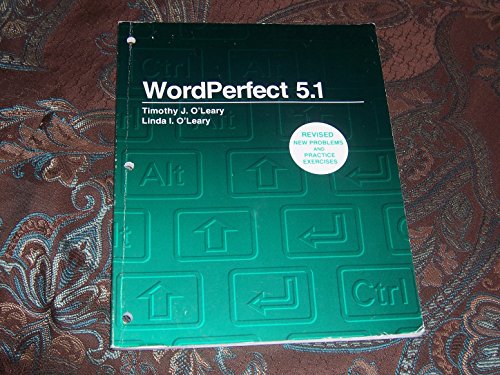Immagine dell'editore per Wordperfect 5.1 (O'Leary Lab Modules) venduto da BookHolders