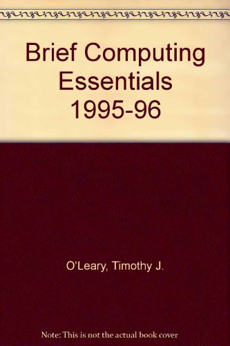 9780070490338: Brief Computing Essentials 1995-96