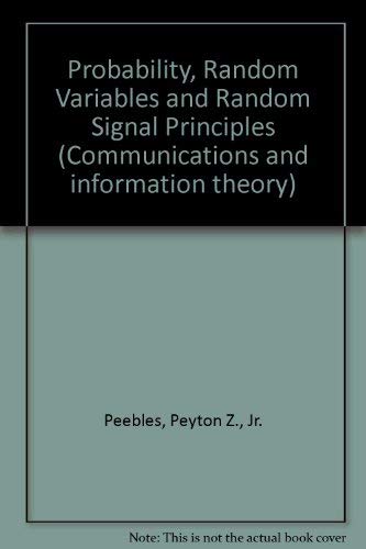 Probability Random Variables And Random Signal Principles