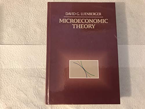 Imagen de archivo de Microeconomic Theory a la venta por Solr Books