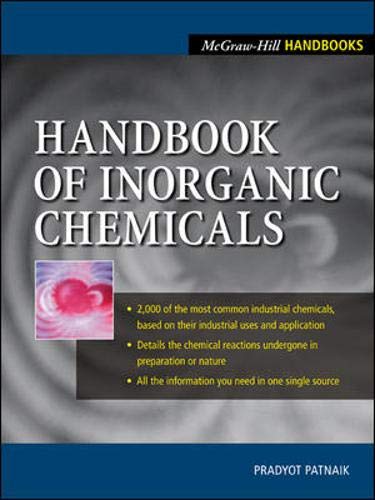 9780070494398: Handbook of Inorganic Chemicals