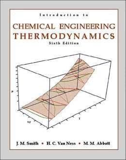 Beispielbild fr Introduction to Chemical Engineering Thermodynamics 6th edition (TATA McGraw-Hill Edition) zum Verkauf von HPB-Red