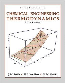 9780070494862: Introduction to Chemical Engineering Thermodynamics