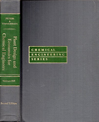 Beispielbild fr Plant Design and Economics for Chemical Engineers (Chemical Engineering) zum Verkauf von Wonder Book