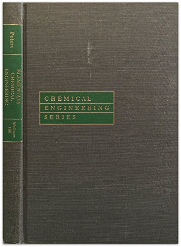 Imagen de archivo de Elementary Chemical Engineering (MCGRAW HILL CHEMICAL ENGINEERING SERIES) a la venta por HPB-Red