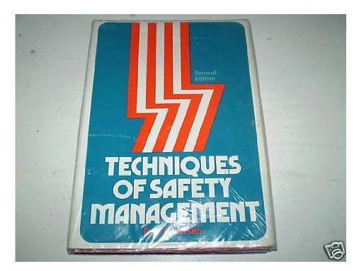 Imagen de archivo de Techniques of Safety Management: A Systems Approach a la venta por Hawking Books