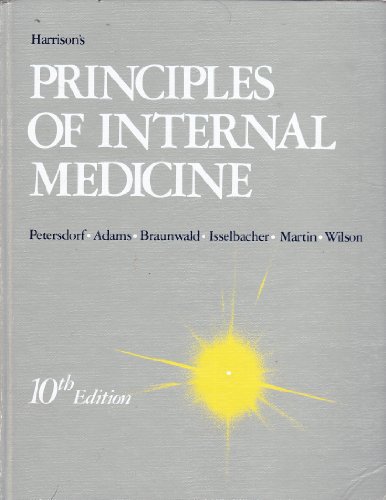 Imagen de archivo de Harrison's Principles of Internal Medicine a la venta por Better World Books