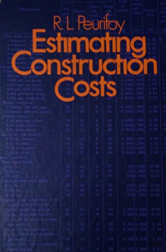 Imagen de archivo de Estimating construction costs a la venta por HPB-Red